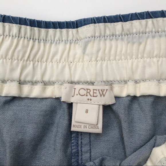 J. Crew | Preppy Chambray Pocket Skirt - Picture 3 of 6